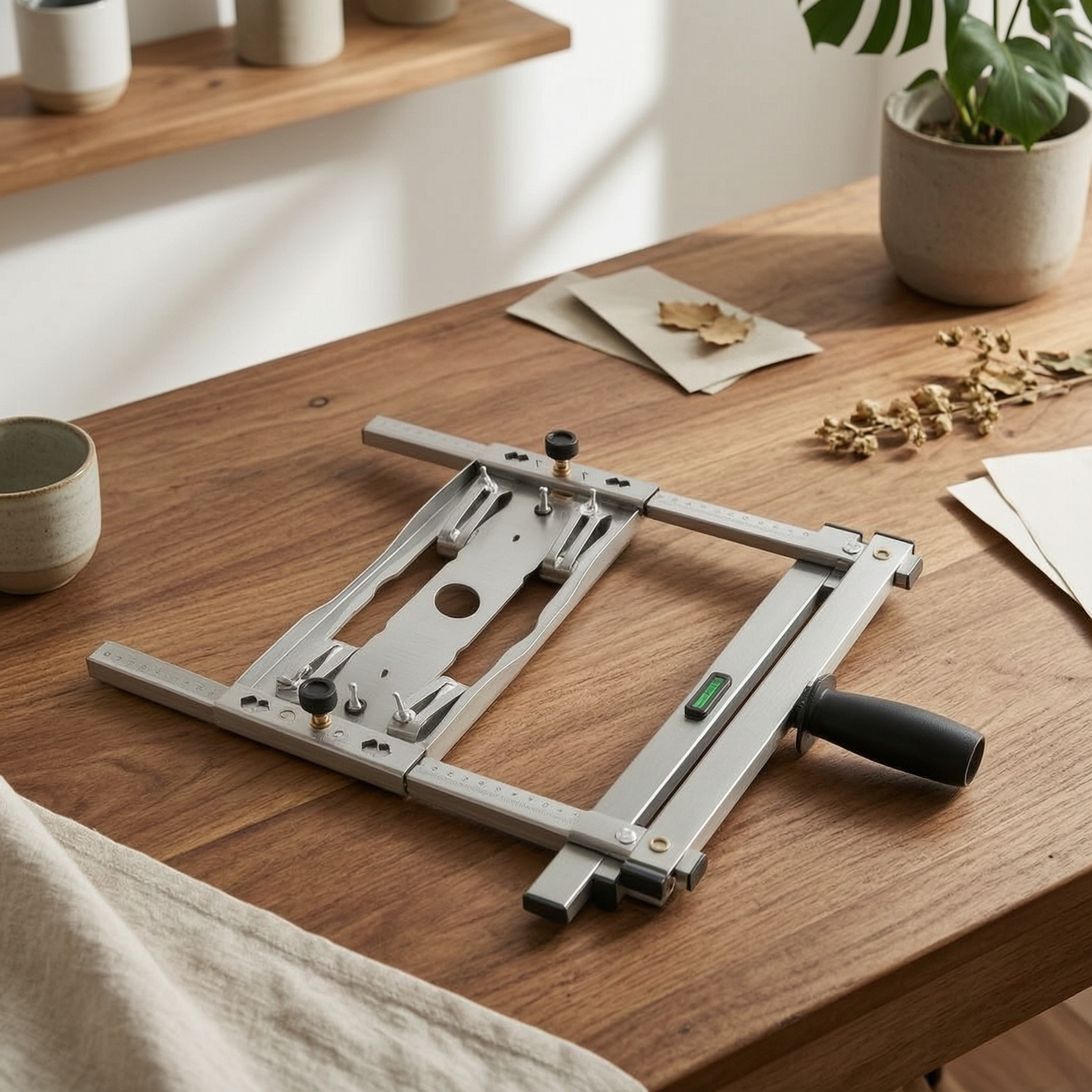 Workshop Cutting Tools - Panduan Pemotongan Papan dengan Level Terintegrasi,