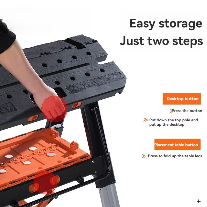 Workbench Portable Fold - Meja Kerja Lipat Portabel dengan Meja