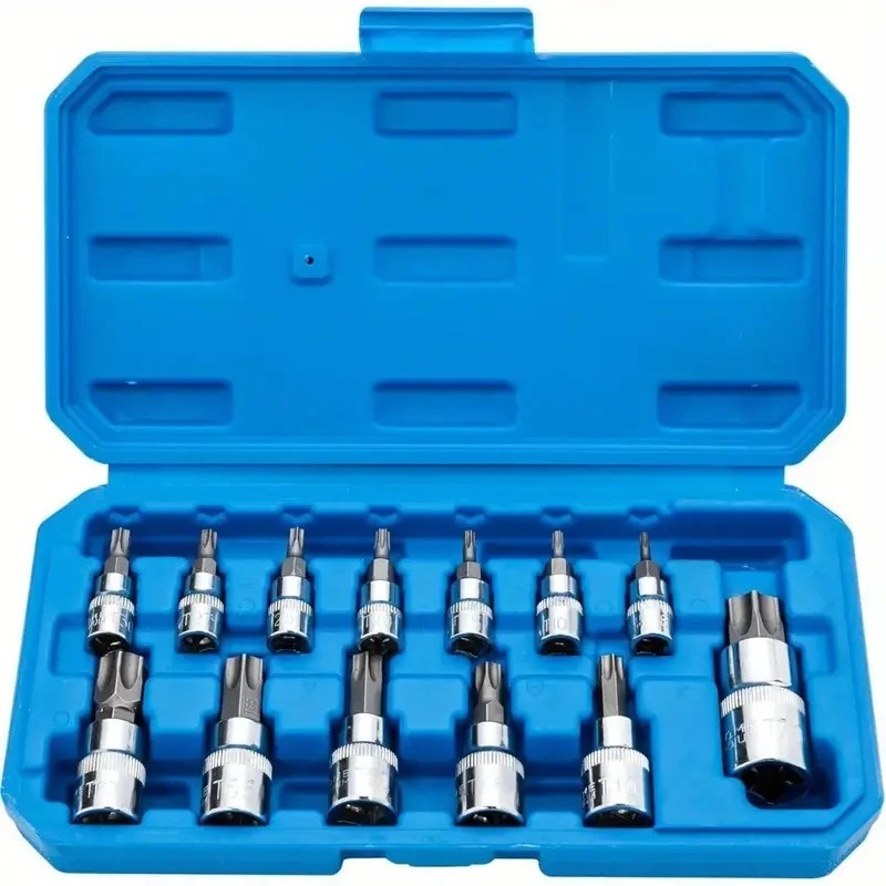 Car Workshop Tools Kit - 13pcs Set Kunci Torx Alat Perbaikan