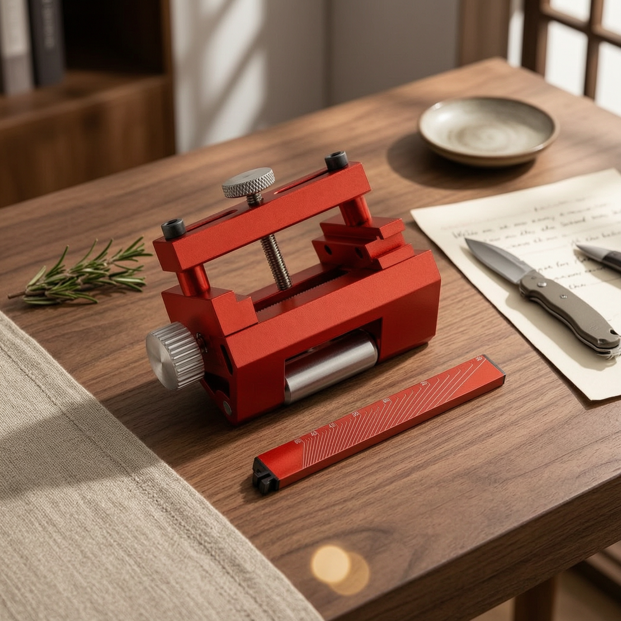 Workshop Tools Knife Sharpener - Alat Pengasah Pisau dengan Panduan Geser
