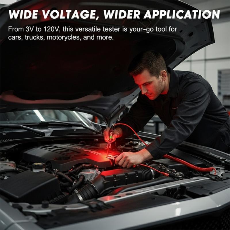 Workshop Use Tools - Pena Penguji Tegangan 3V 120V Tampilan