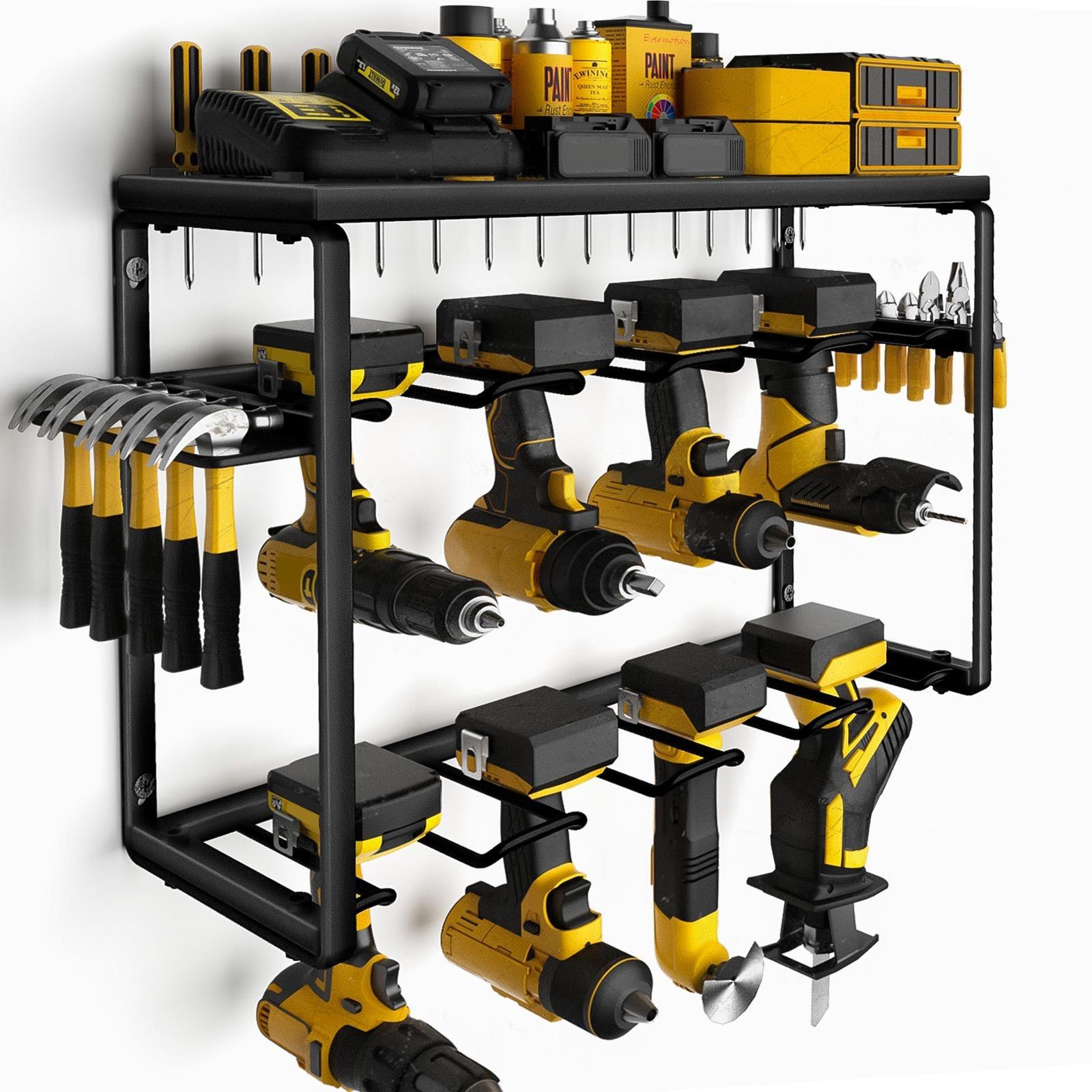 Workshop Tools Shelf - Rak Penyimpanan Alat Listrik Logam Tugas