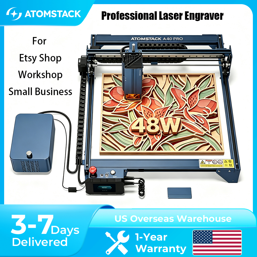 Workshop Tools Logo - Mesin Pengukir Laser ATOMSTACK A40 Pro