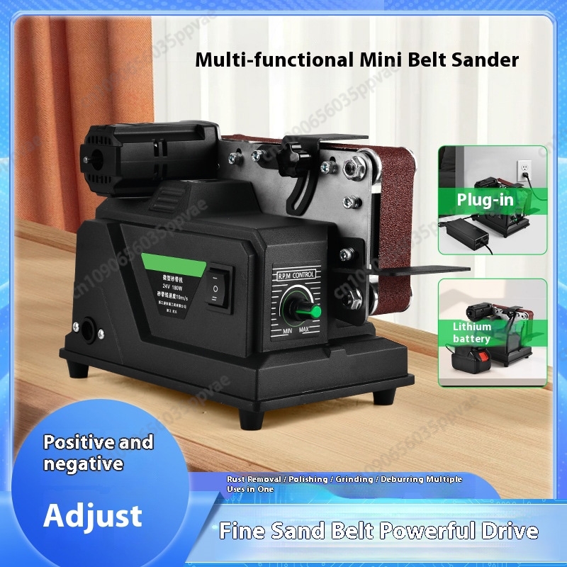 Workshop Tools Knife Sharpener - Penggiling Sabuk Mini Tanpa Kabel Otomatis