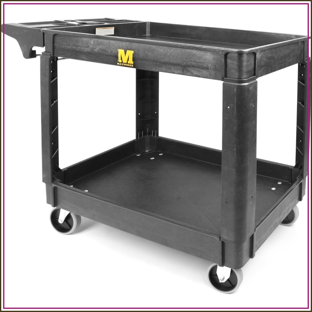 Workshop Tools Shelf - Troli Servis 2 Rak Tugas Berat