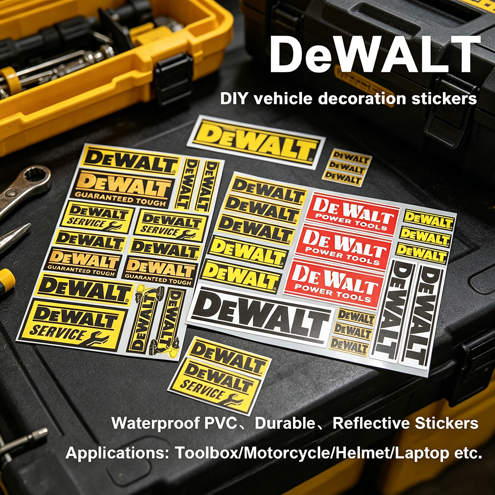 Workshop Tools Logo - Stiker Logo Multi Pola untuk Peralatan,