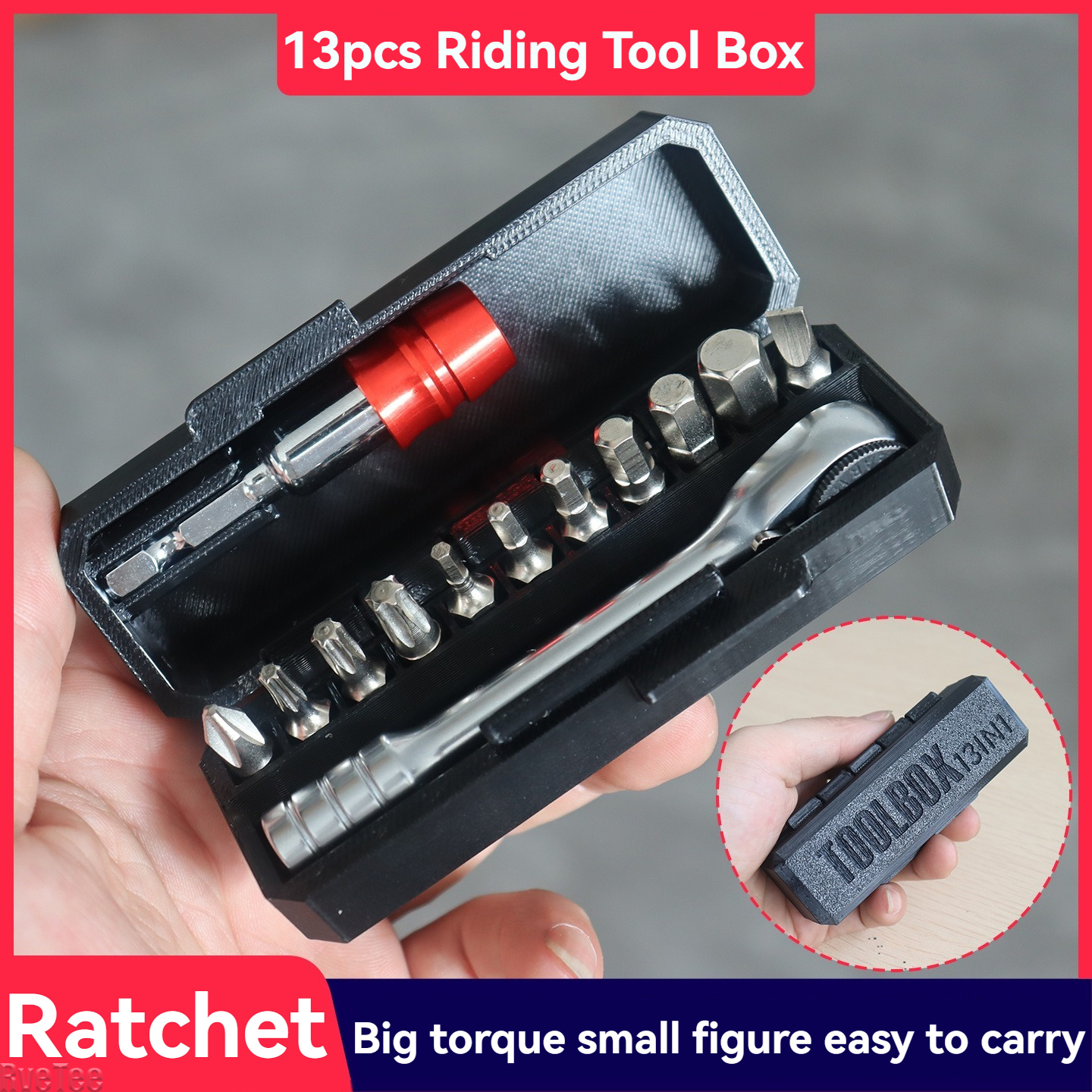 Hand Tools In Workshop - 13in1 1/4 Ratchet Double Head Fast