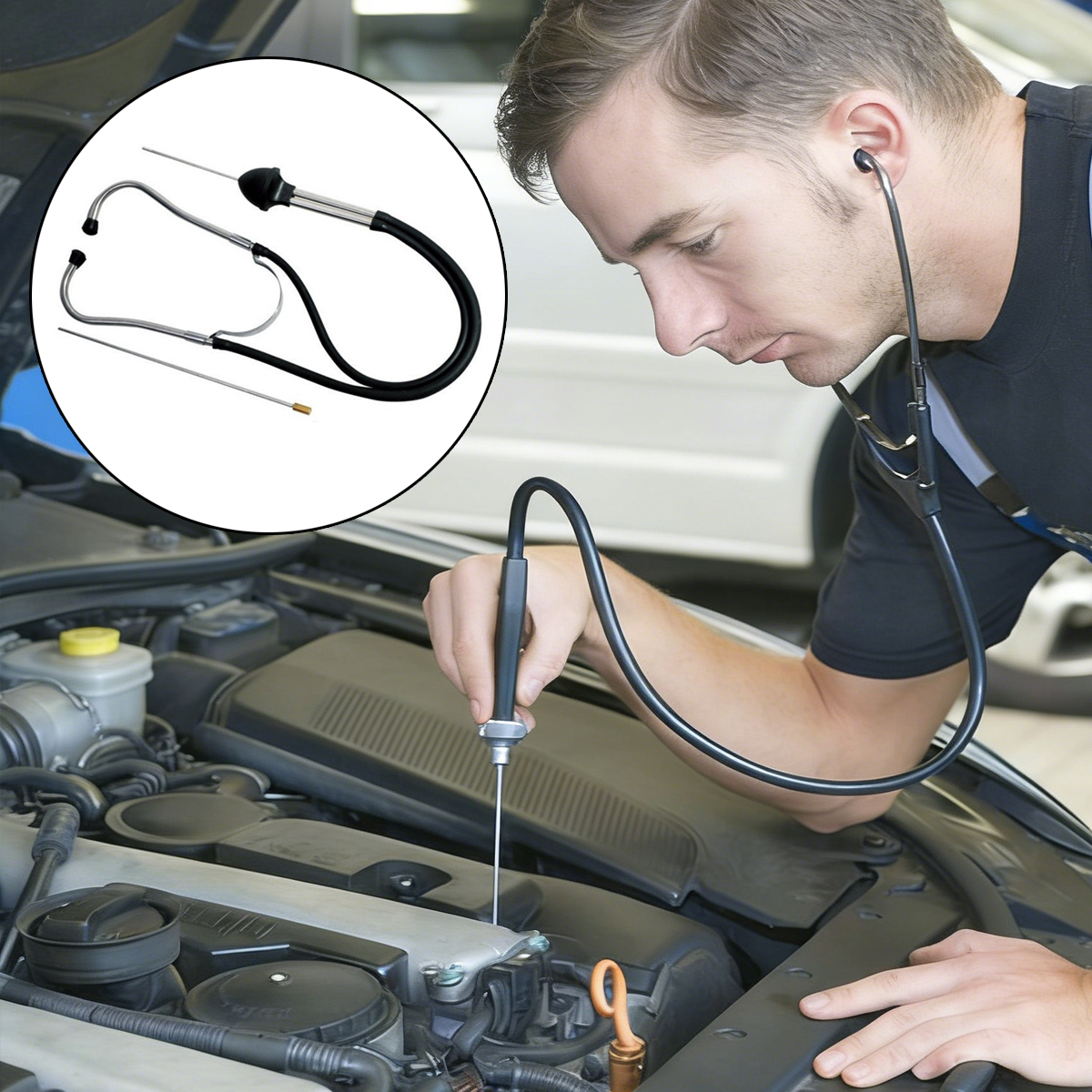 Car Workshop Tools Kit - Stetoskop Otomotif Alat Silinder Mobil Mekanik