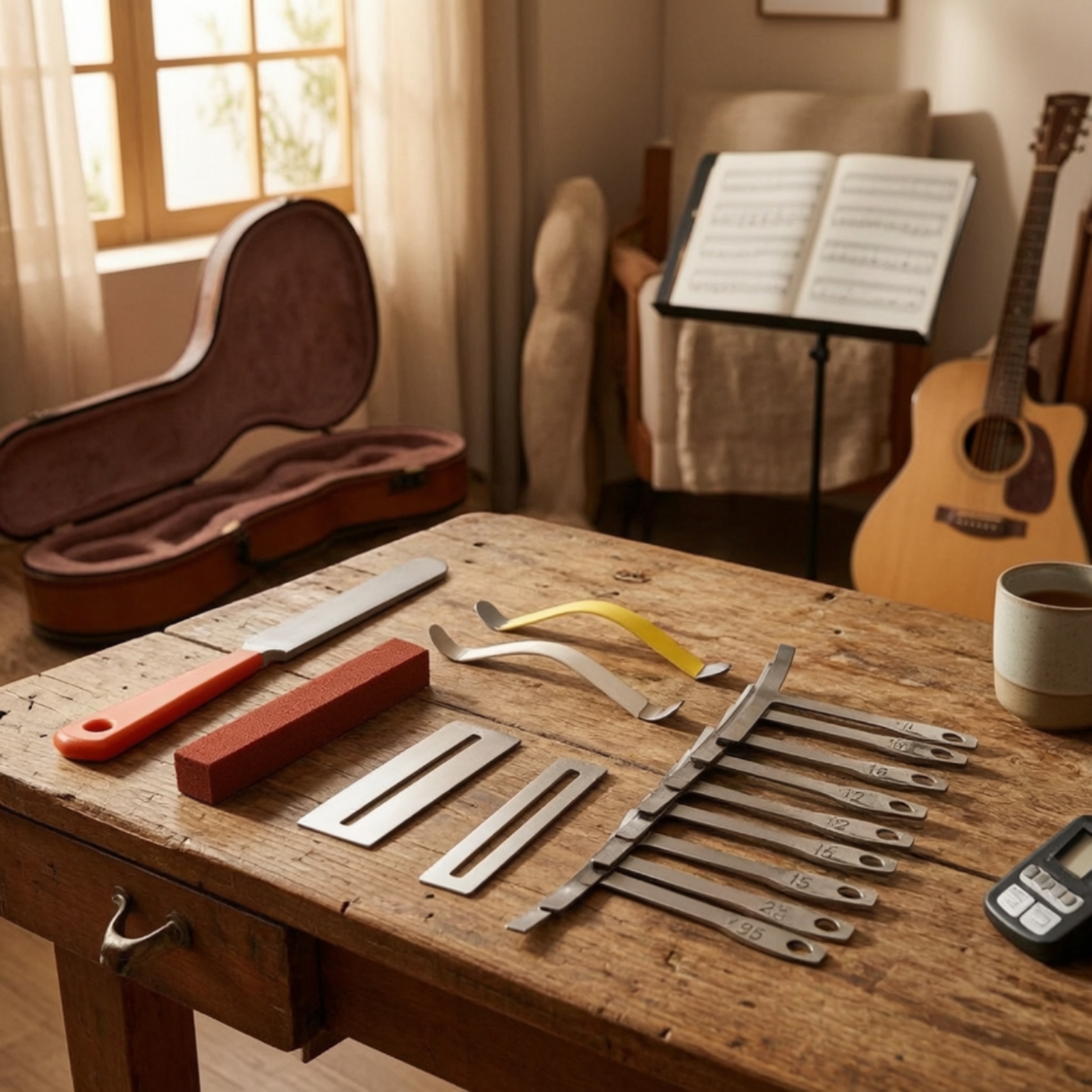 Workshop Tools Kit - Kit Peralatan Perawatan Gitar Kit Peralatan