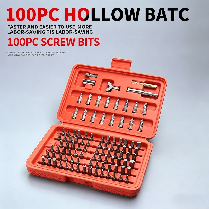 Hand Tools In Workshop - 100PCS Set Mata Obeng, Kit Mata