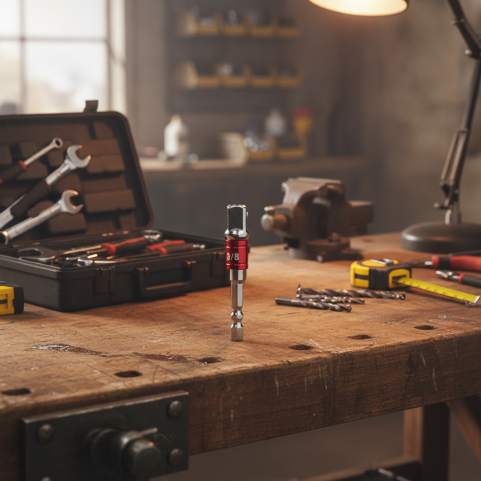 Tools & Workshop Equipment - Adaptor Kunci Soket yang Dapat Disesuaikan,