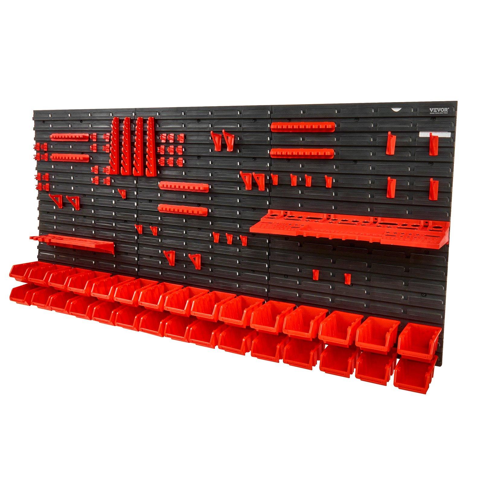 Workshop Tools Shelf - Rak Penyimpanan Perkakas Plastik 30-Bin yang