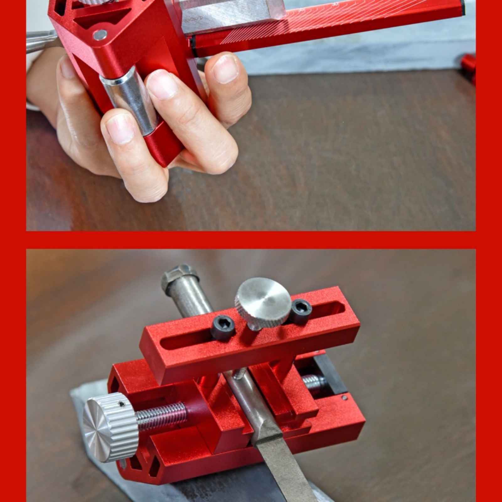 Workshop Tools Knife Sharpener - Alat Pengasah Sudut Tetap dengan Penjepit