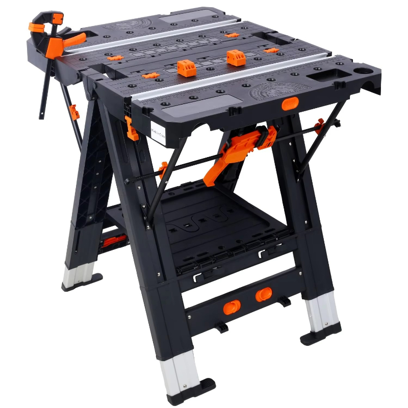 Workbench Portable Fold - Meja Kerja Lipat Portabel 2-in-1 Kapasitas