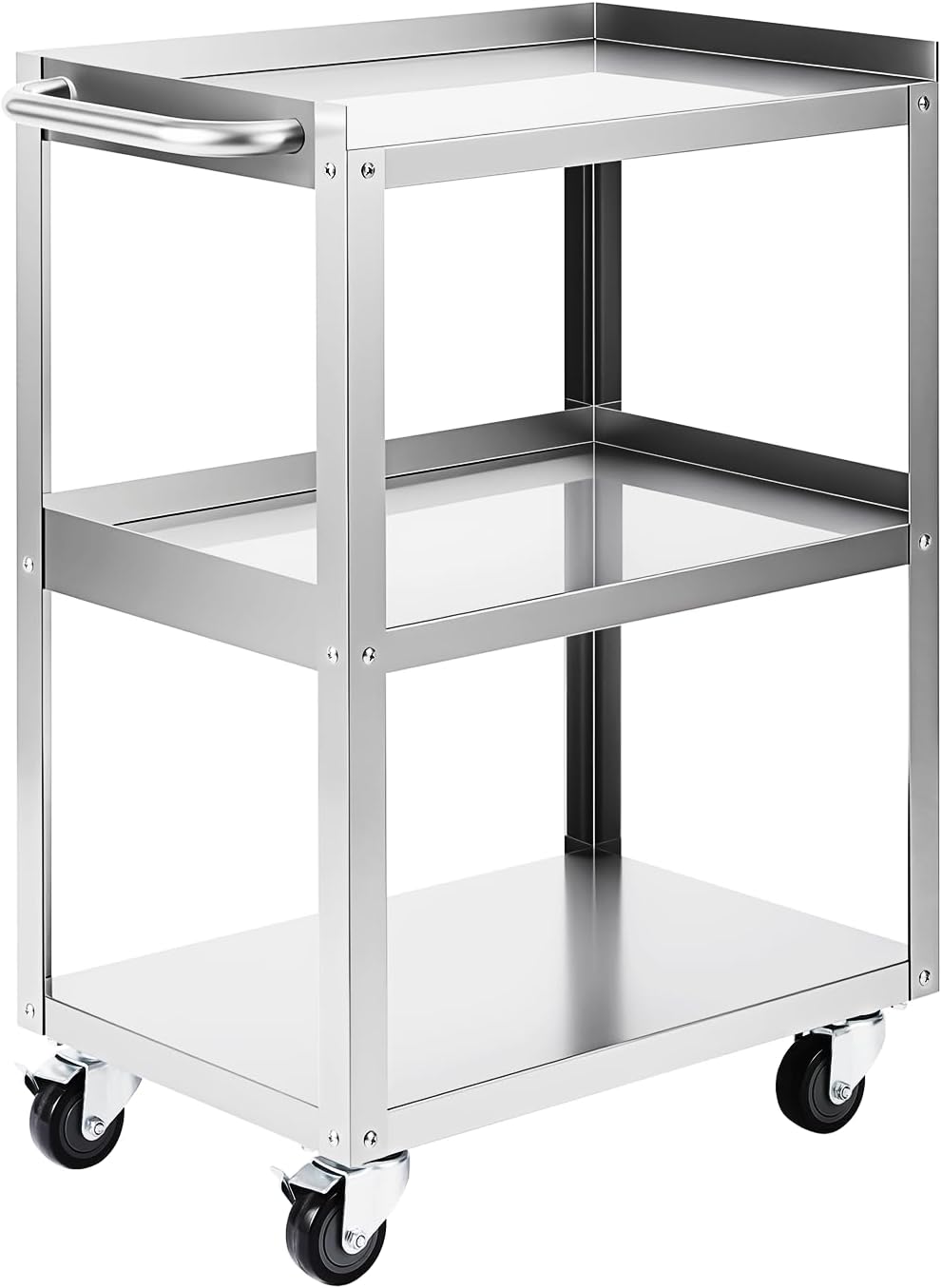 Workshop Tools Shelf - Troli Utilitas Beroda 3 Tingkat dari