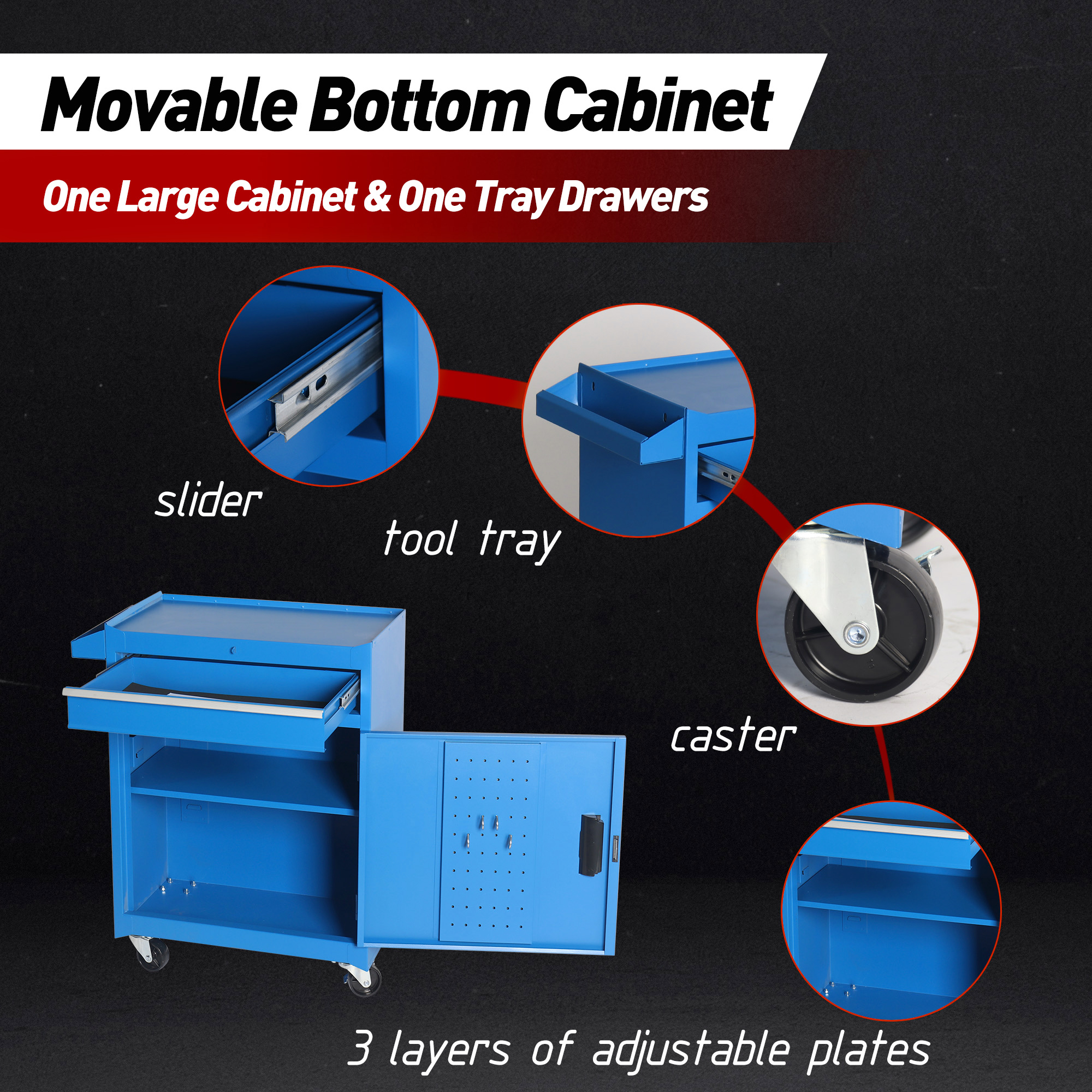 Lemari Perkakas, Kabinet Penyi - Workshop Tools Shelf ulasan dan harga
