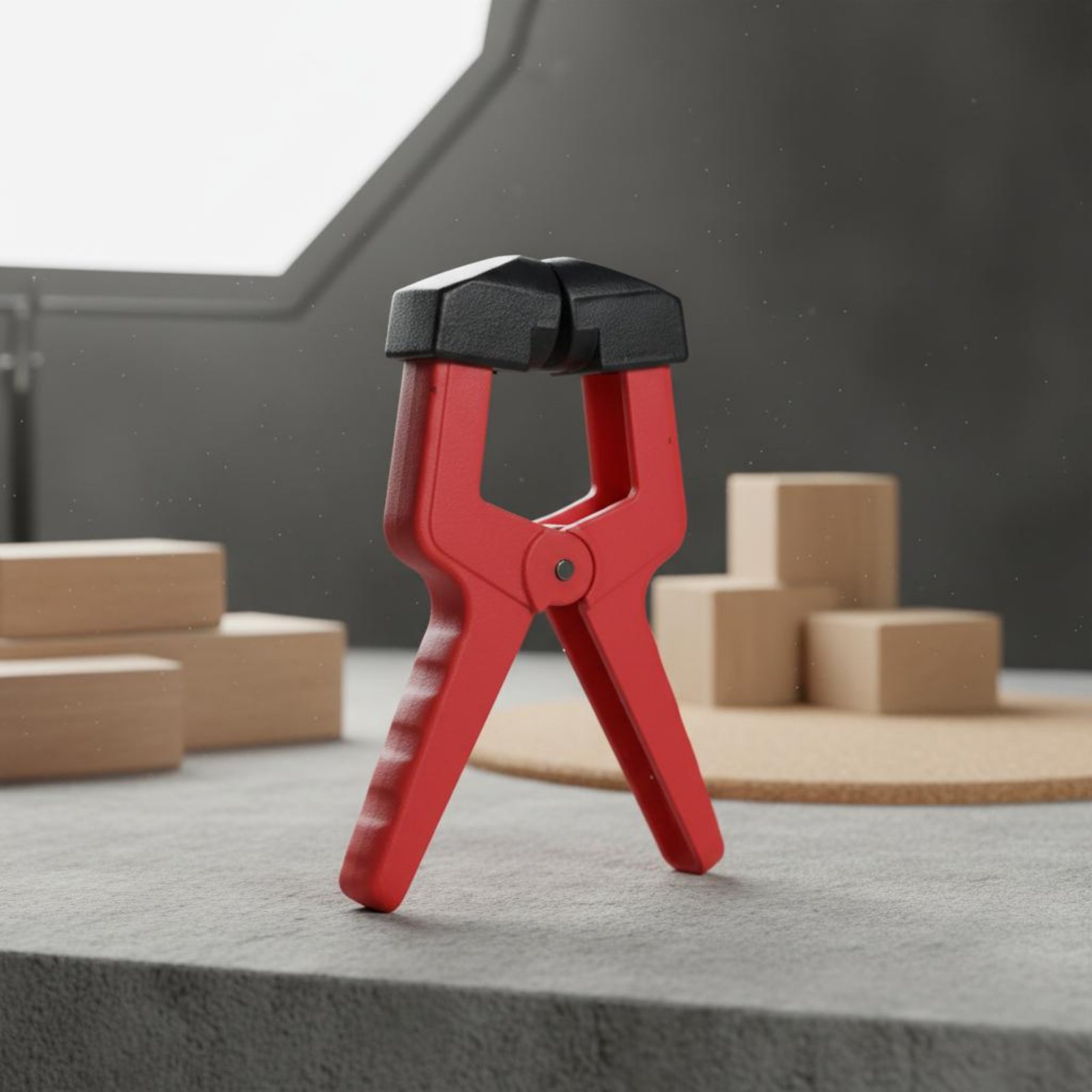 Penjepit Segitiga Warna Merah  - Hand Tools In Workshop ulasan dan harga