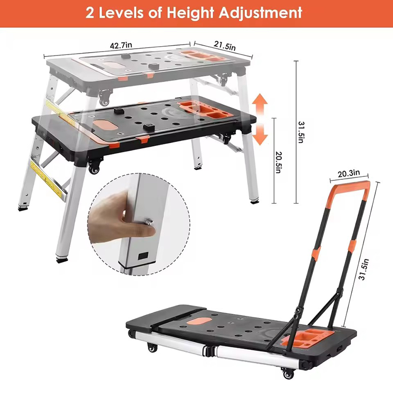 Troli Utilitas Lipat Multifung - Workbench Portable Fold ulasan dan harga