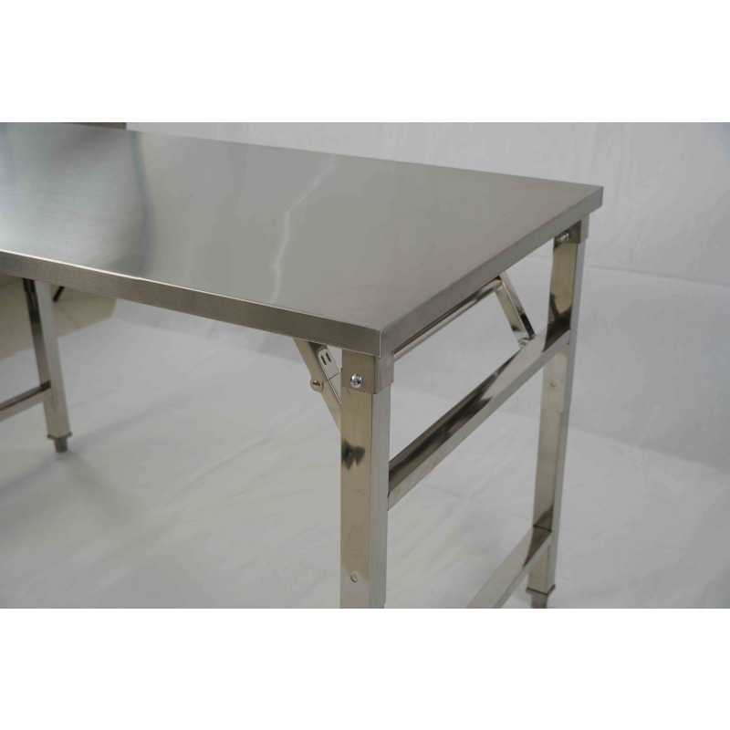 Meja Makan Lipat Stainless Ste - Workbench Portable Fold ulasan dan harga