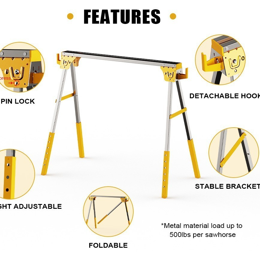 Meja kerja lipat dari besi, tu - Workbench Portable Fold ulasan dan harga