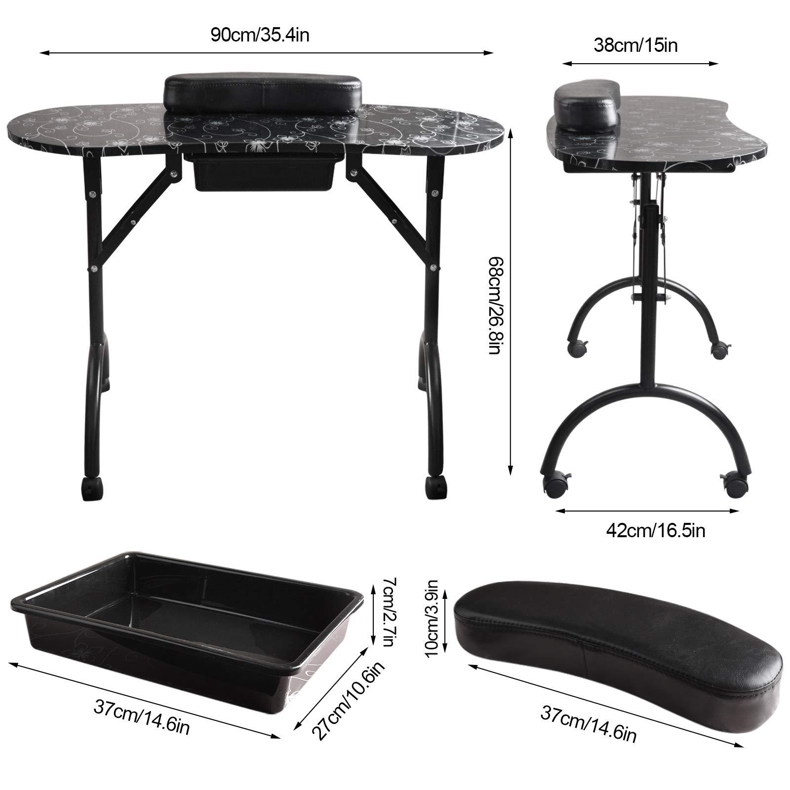 Meja manicure motif modern, me - Workbench Portable Fold ulasan dan harga