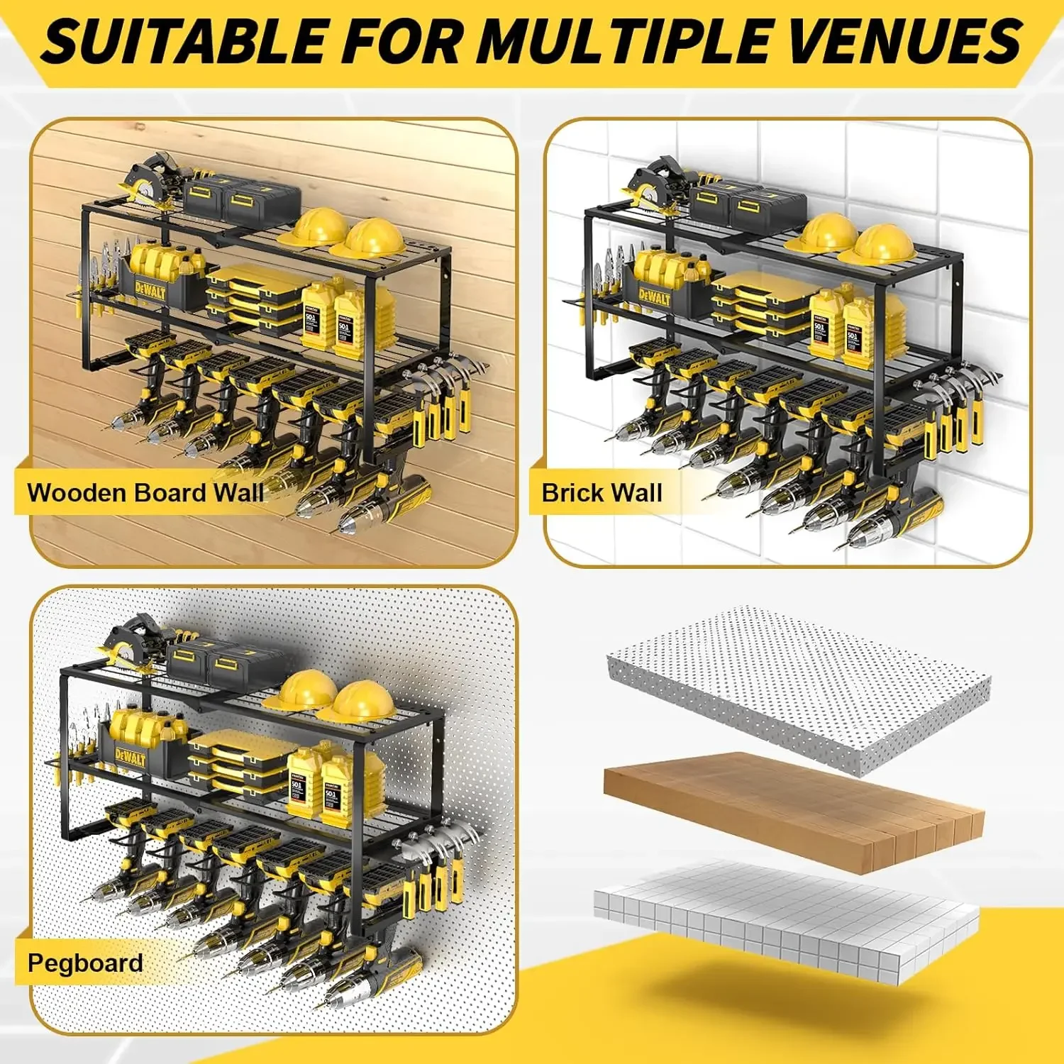 Rak Penyimpanan Alat Listrik L - Workshop Tools Shelf ulasan dan harga