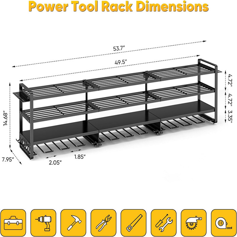 Rak Penyimpanan Perkakas Dindi - Workshop Tools Shelf ulasan dan harga