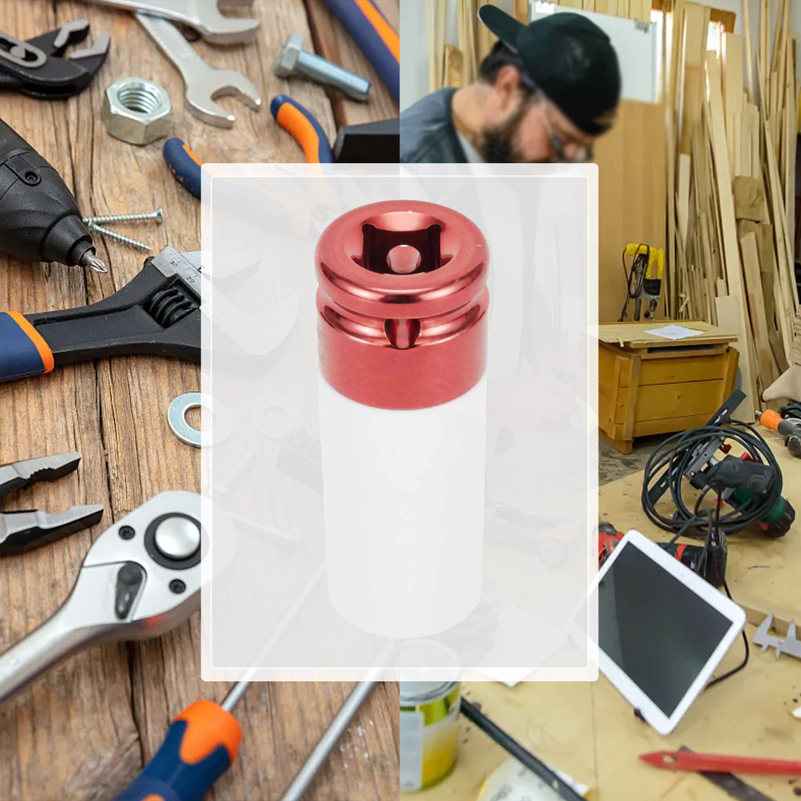 1 Buah Kunci Soket Logam 17Mm  - Hand Tools In Workshop ulasan dan harga