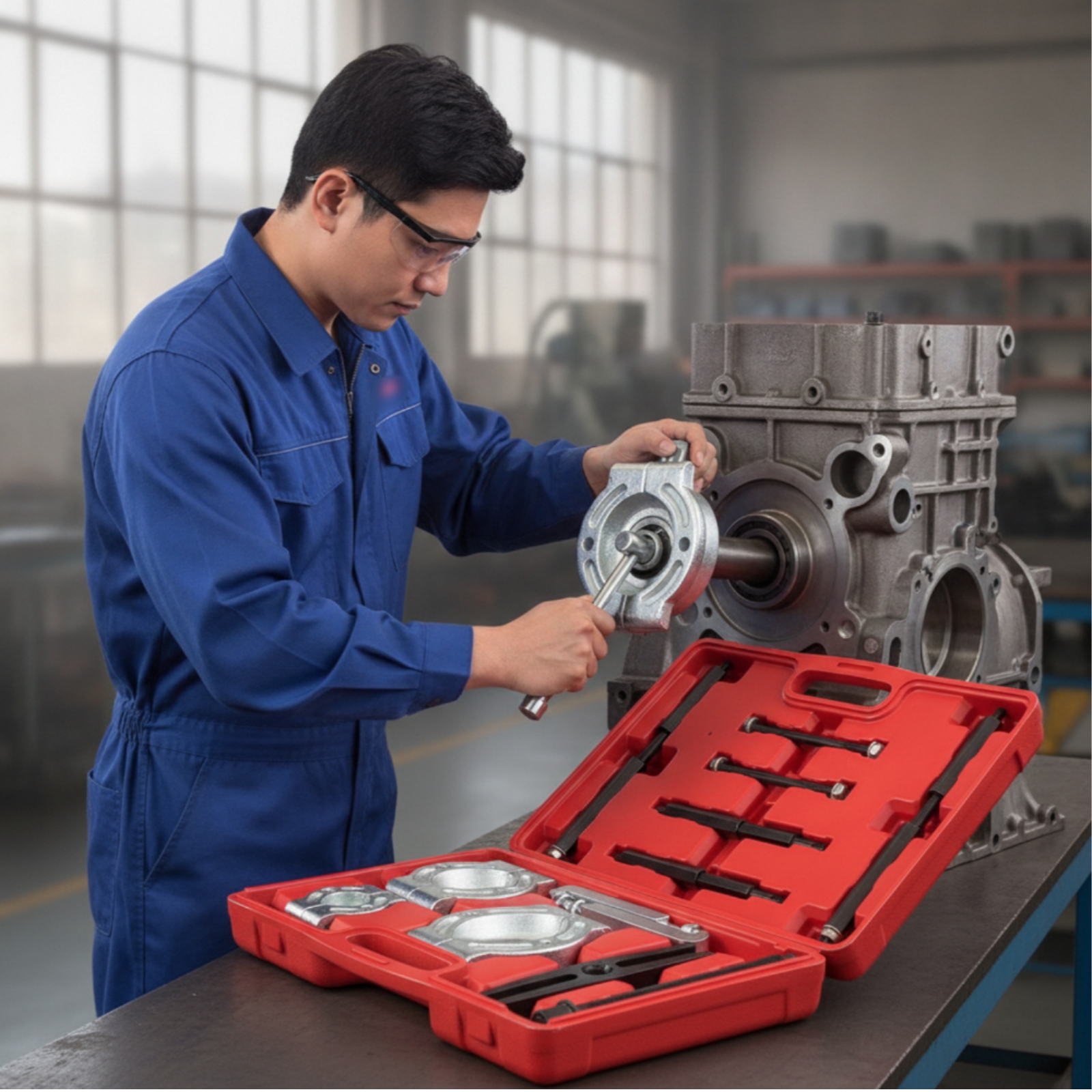 Set Alat Penarik Bearing denga - Tools Set Workshop ulasan dan harga
