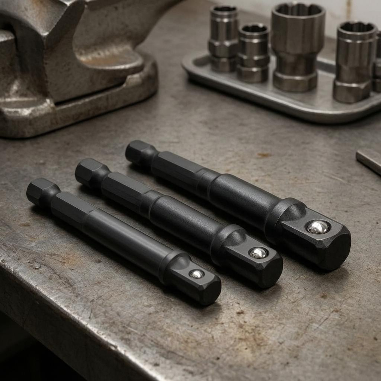 3 Buah Adaptor Soket 1/2 Baja  - Tools & Workshop Equipment ulasan dan harga