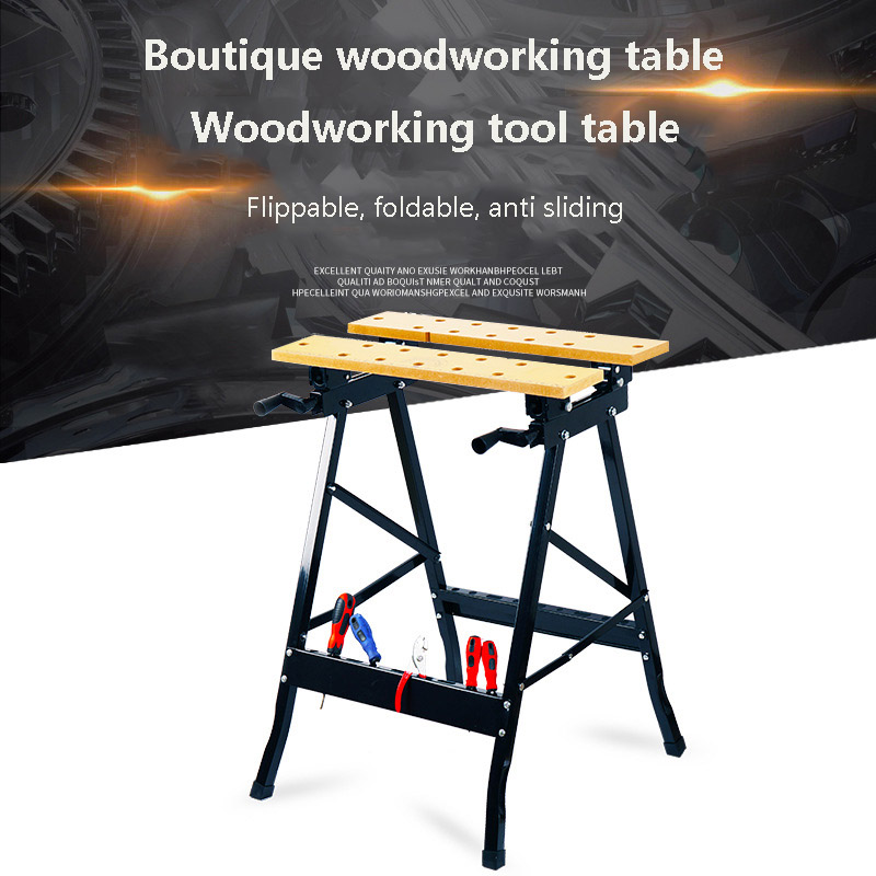Meja Kerja Kayu Multifungsi Li - Workbench Portable Fold ulasan dan harga