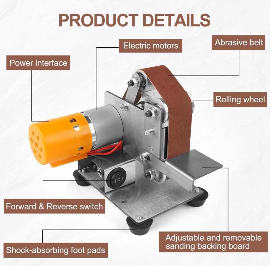 Mesin Pengamplas Sabuk Listrik - Workshop Tools Knife Sharpener ulasan dan harga