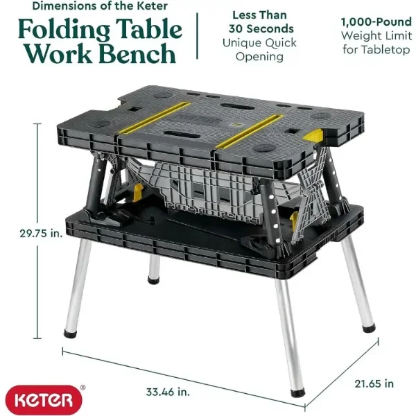 Meja Kerja Lipat Portabel Temp - Workbench Portable Fold ulasan dan harga