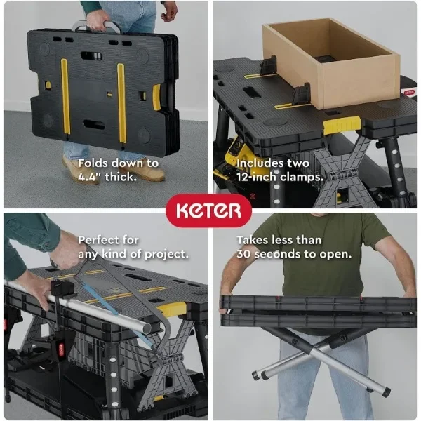 Meja Kerja Lipat Portabel Temp - Workbench Portable Fold ulasan dan harga