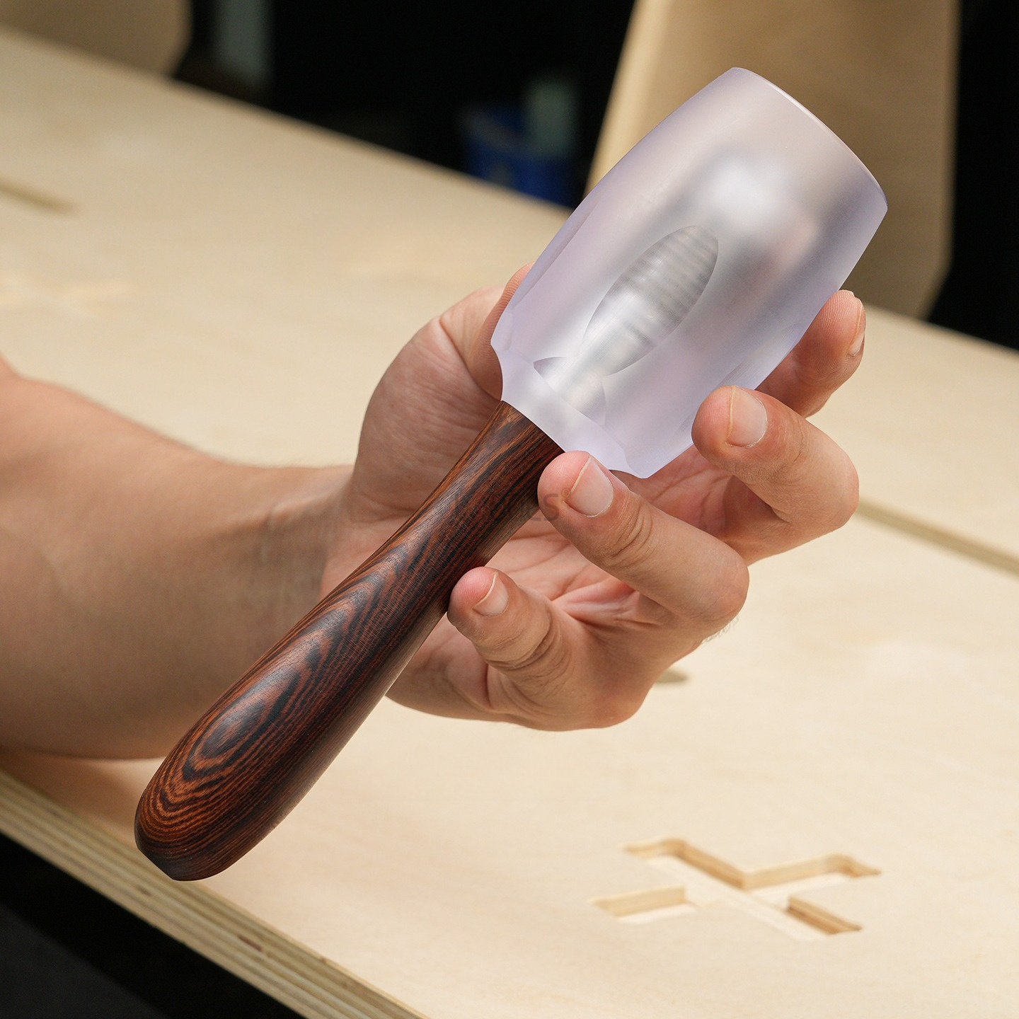 Palu Pengerjaan Kayu Anti Gore - Mallet Wood Carving ulasan dan harga