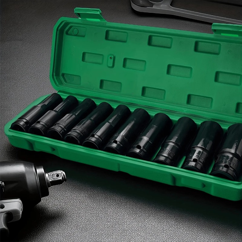10Pcs Set Soket Impact Metrik  - Car Workshop Tools Kit ulasan dan harga