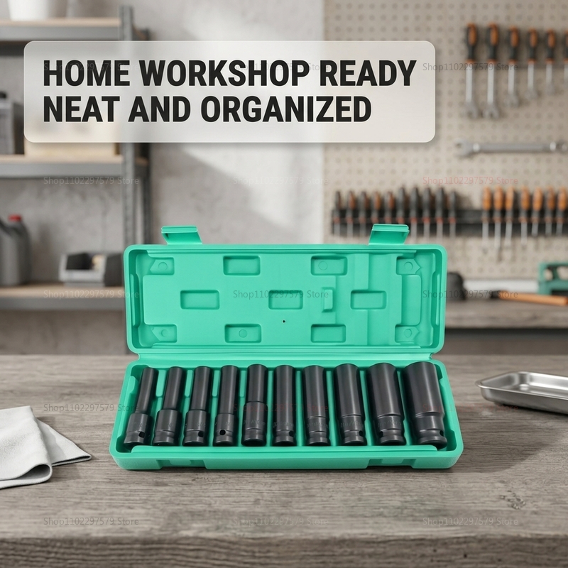 10pcs Set Kunci Soket 8-24mm A - Hand Tools In Workshop ulasan dan harga