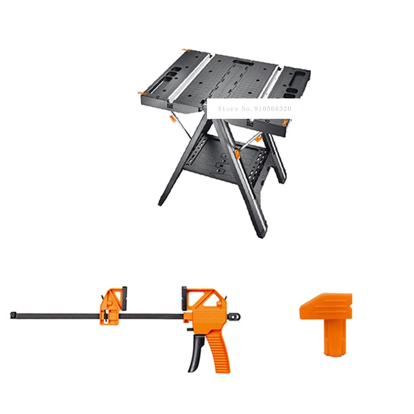 WX051 Meja Kerja Multifungsi M - Workbench Portable Fold ulasan dan harga