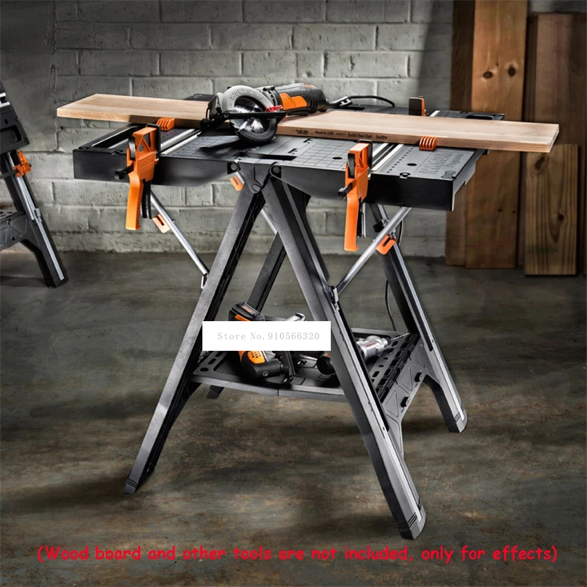 WX051 Meja Kerja Multifungsi M - Workbench Portable Fold ulasan dan harga