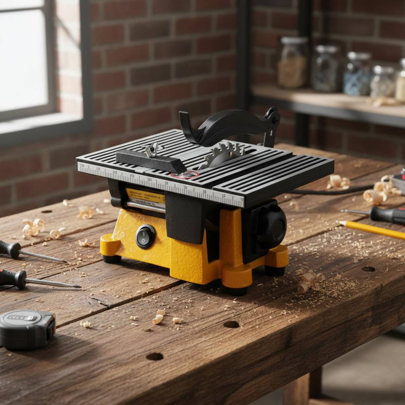 Gergaji Meja Mini Portabel Mes - Workshop Cutting Tools ulasan dan harga