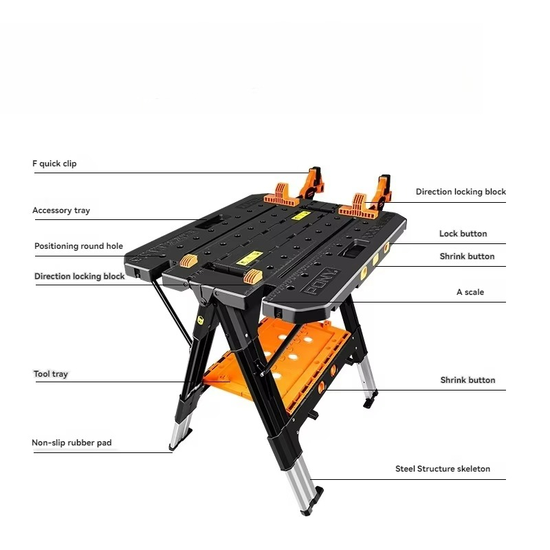Meja Kerja Lipat Portabel deng - Workbench Portable Fold ulasan dan harga
