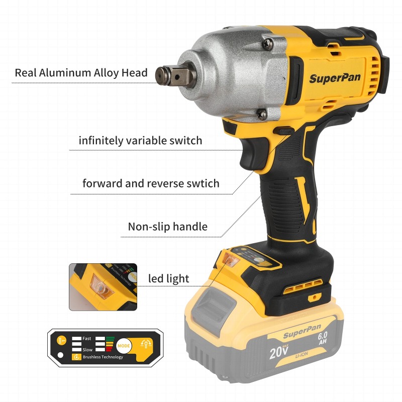 Kunci Impack Cordless Torsi Ti - Workshop Use Tools ulasan dan harga