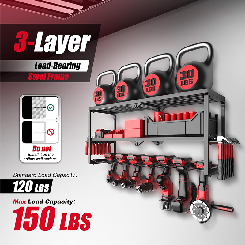 Rak Penyimpanan Alat Dinding M - Workshop Tools Shelf ulasan dan harga